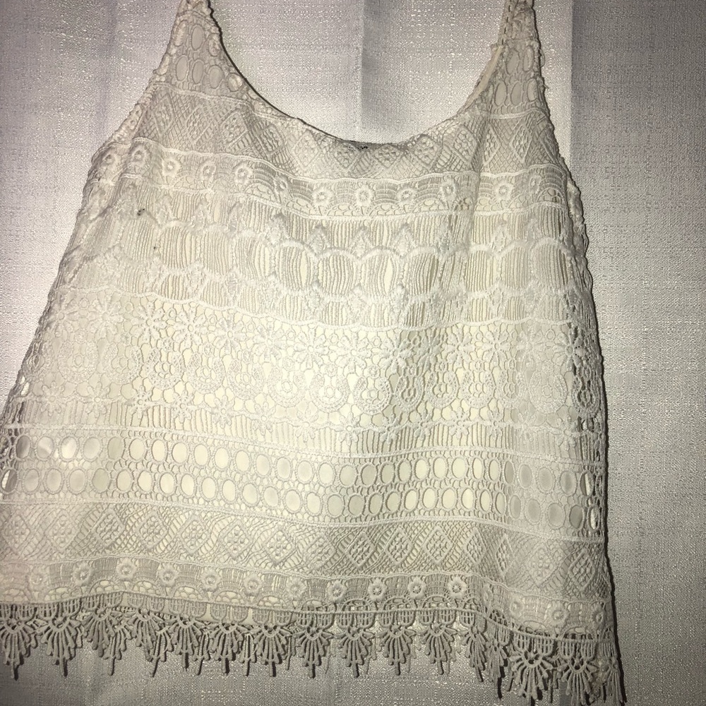 White tank top